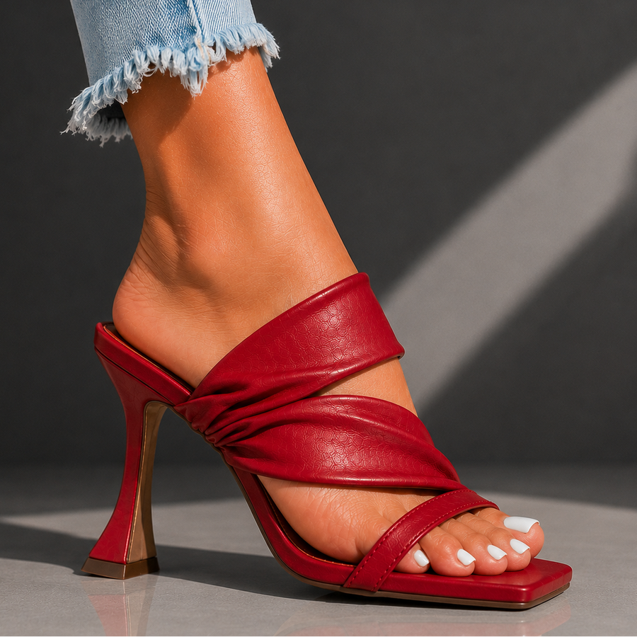 Serena Vale | Twisted Strap Heels