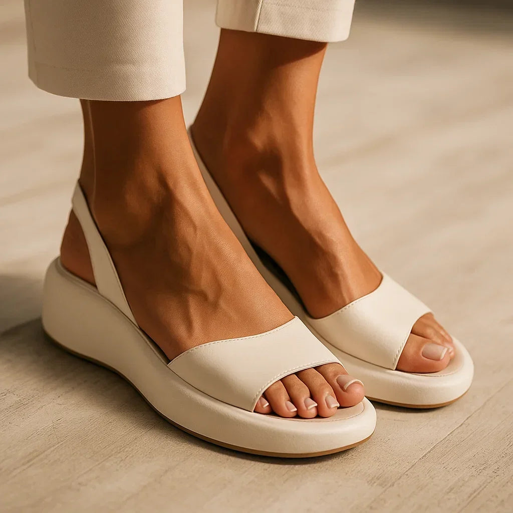 Isla | Slingback Wedge Sandals