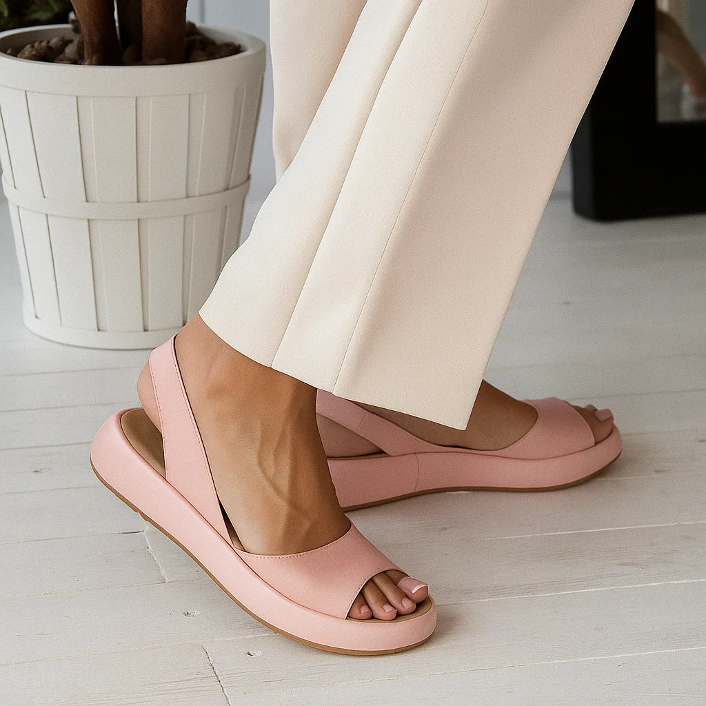 Isla | Slingback Wedge Sandals