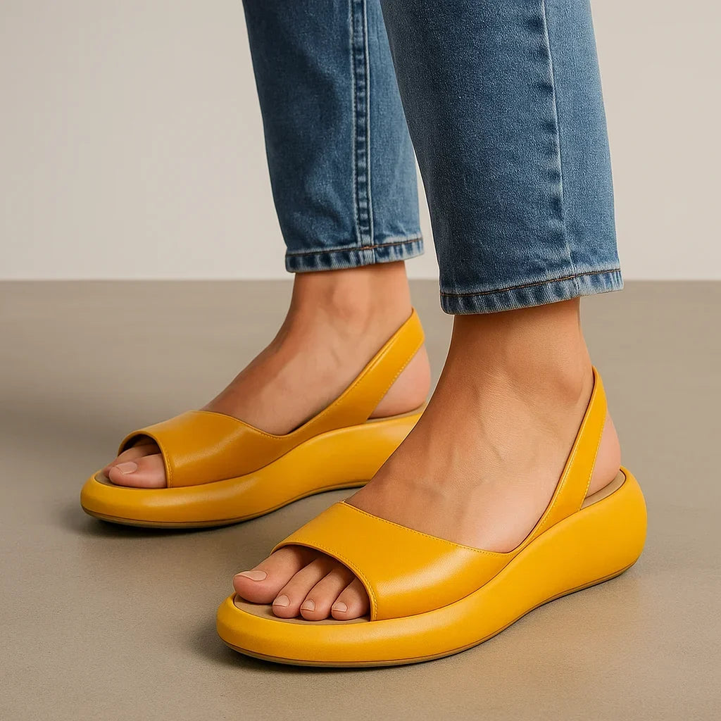 Isla | Slingback Wedge Sandals