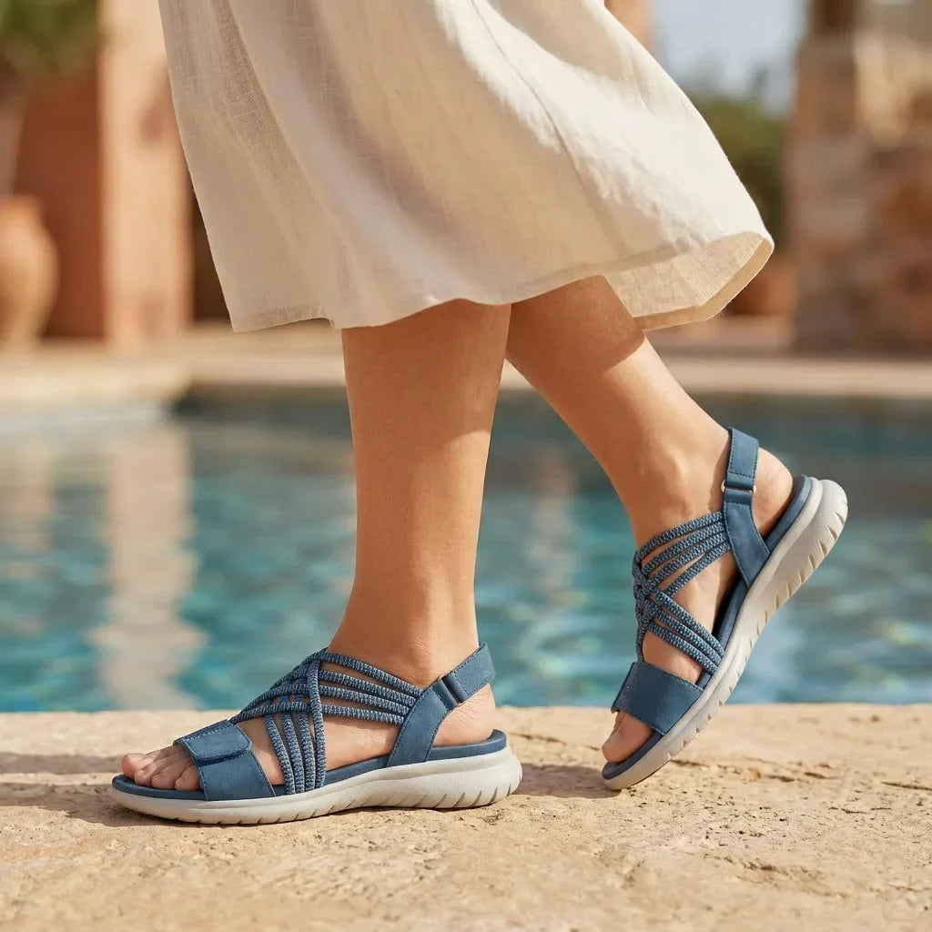 Levila | Woven Strap Sandals