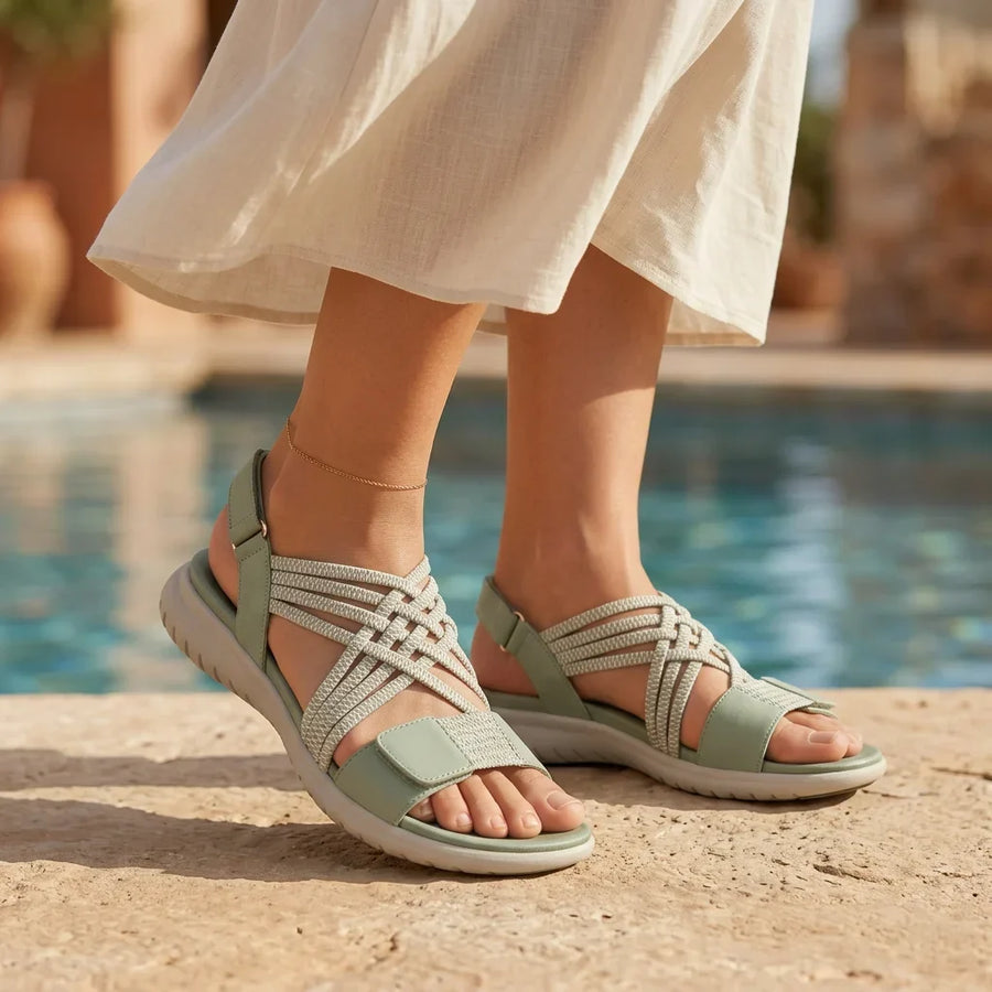 Levila | Woven Strap Sandals