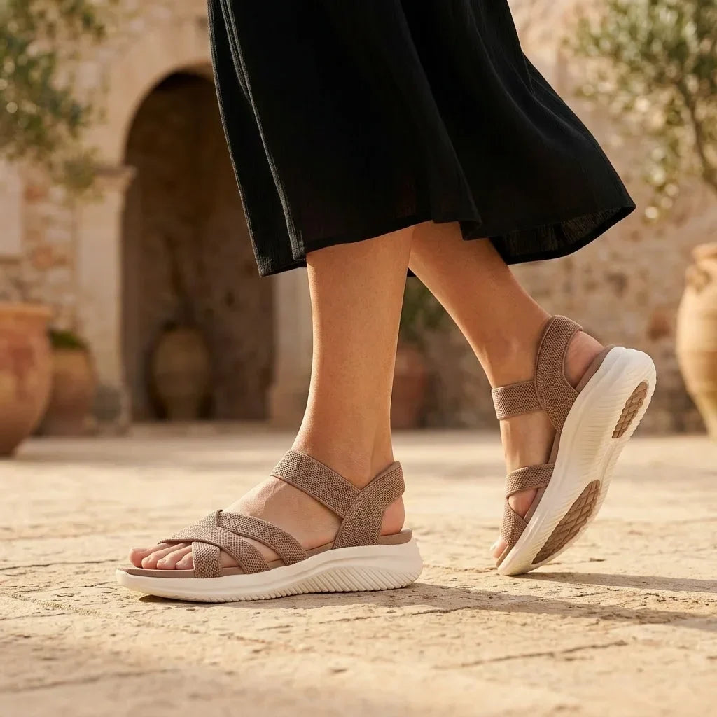 Elara | Knit Strap Sandals