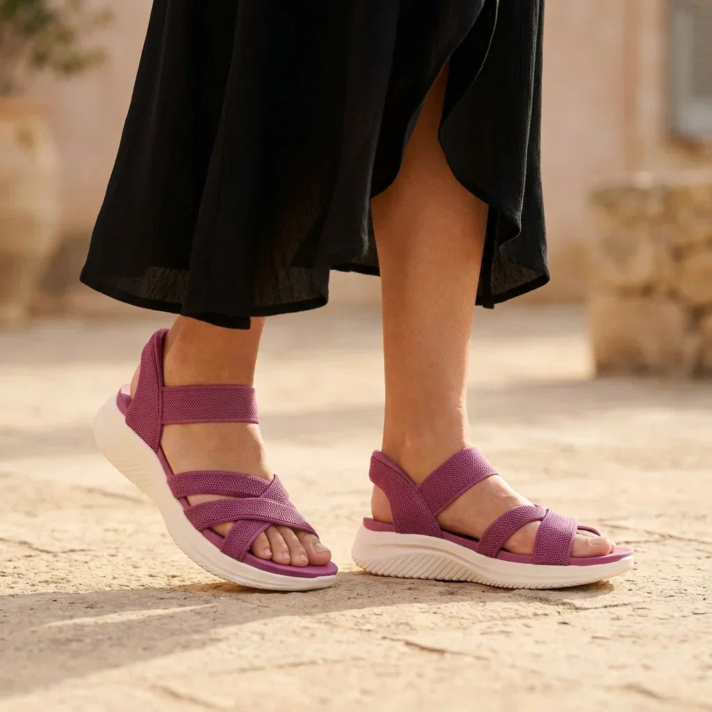 Elara | Knit Strap Sandals