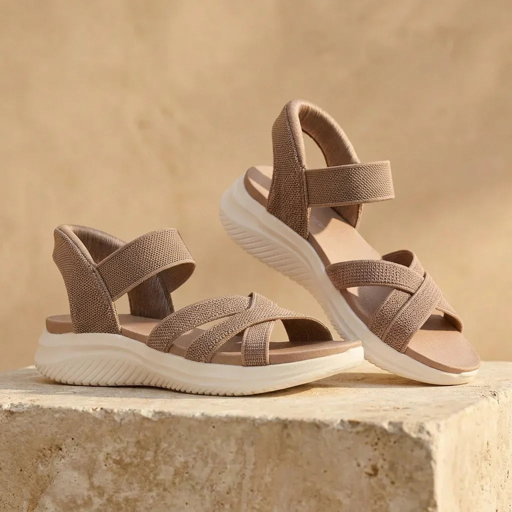 Elara | Knit Strap Sandals