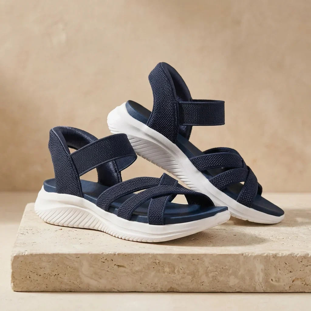 Elara | Knit Strap Sandals