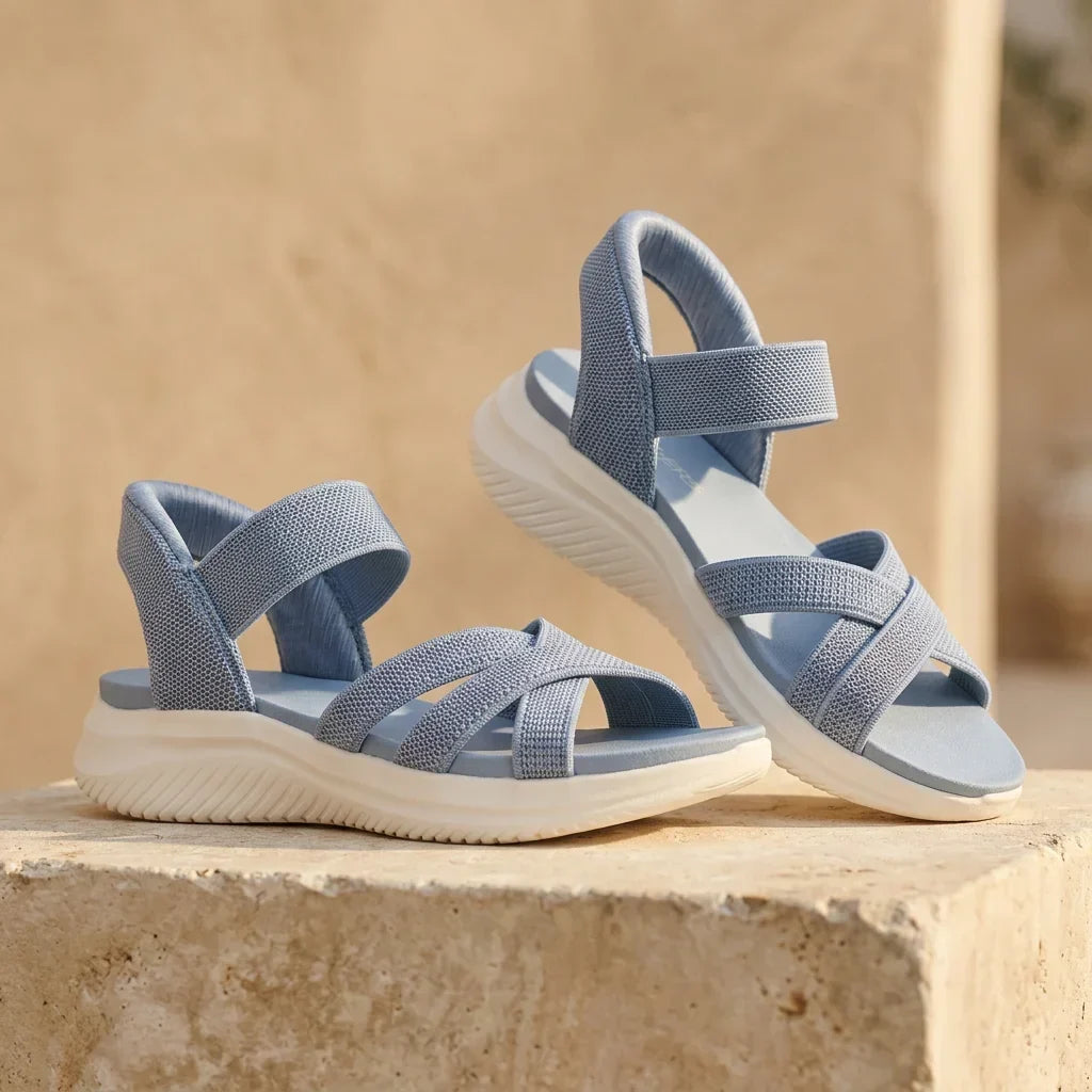 Elara | Knit Strap Sandals