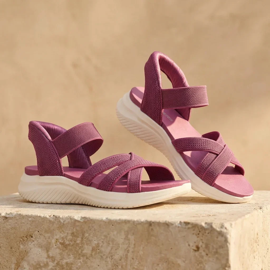 Elara | Knit Strap Sandals