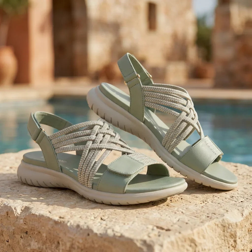 Levila | Woven Strap Sandals