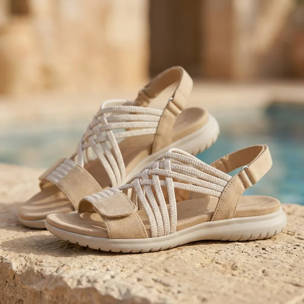 Levila | Woven Strap Sandals