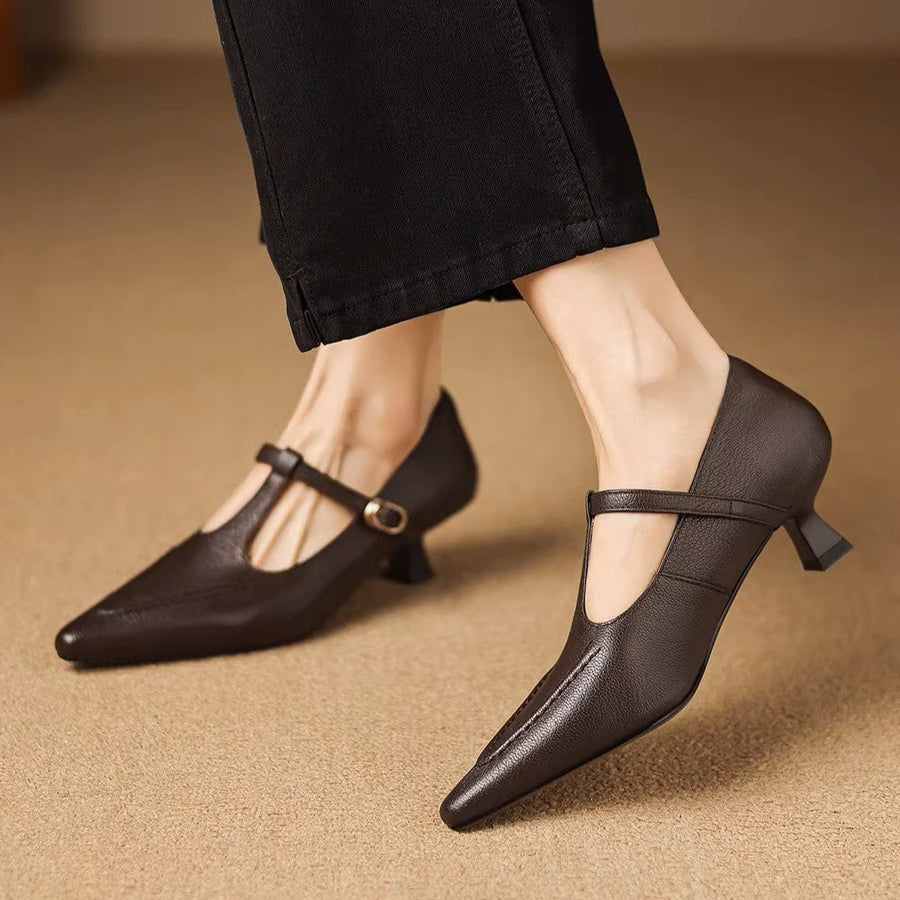 Tirea | Vegan Leather Heels