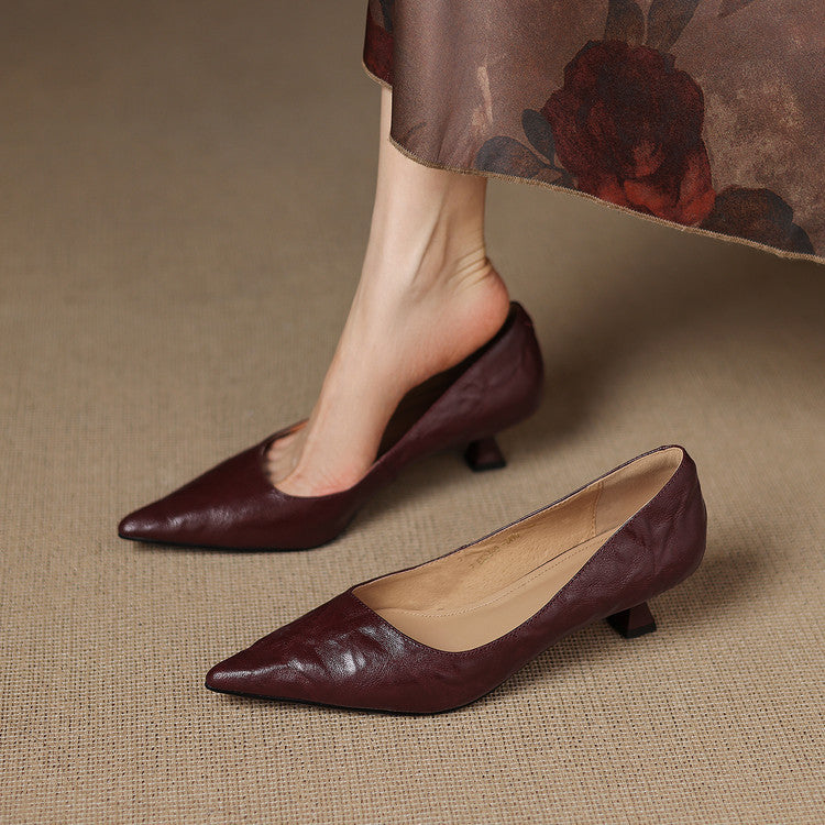 Elar | Vegan Leather Heels
