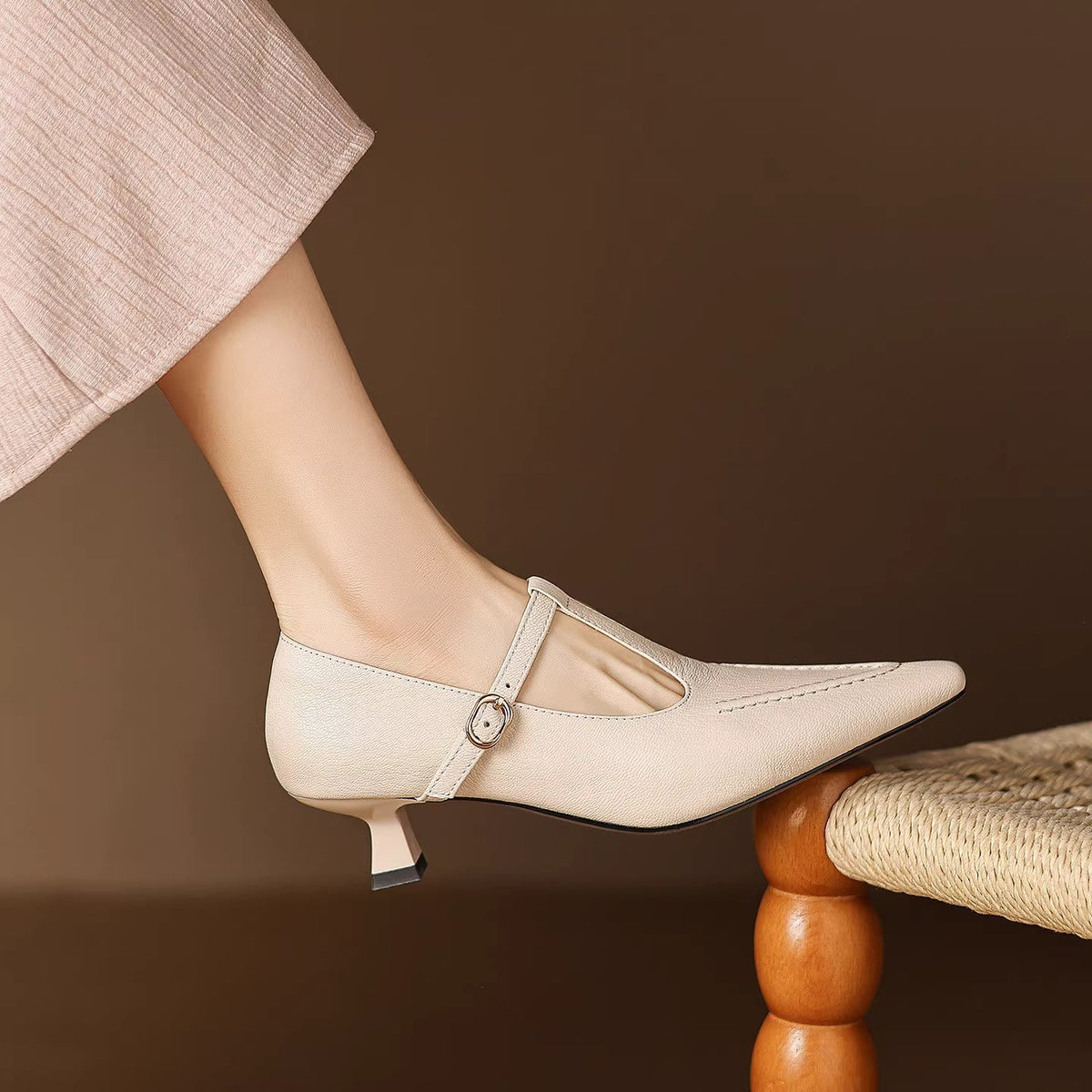 Tirea | Vegan Leather Heels