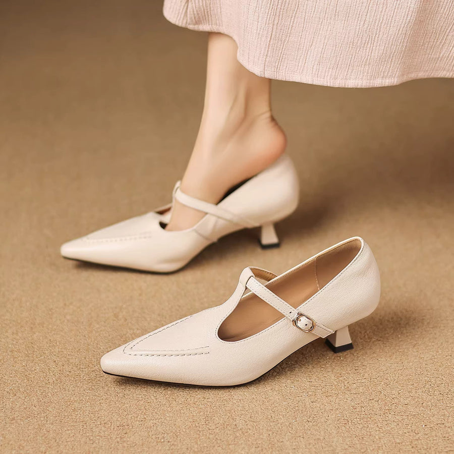 Tirea | Vegan Leather Heels
