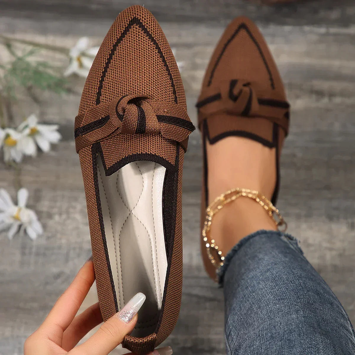Nellie™ | Casual Pointed Toe Slip-On