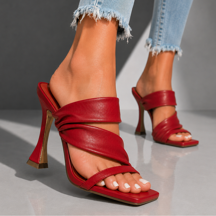 Serena Vale | Twisted Strap Heels