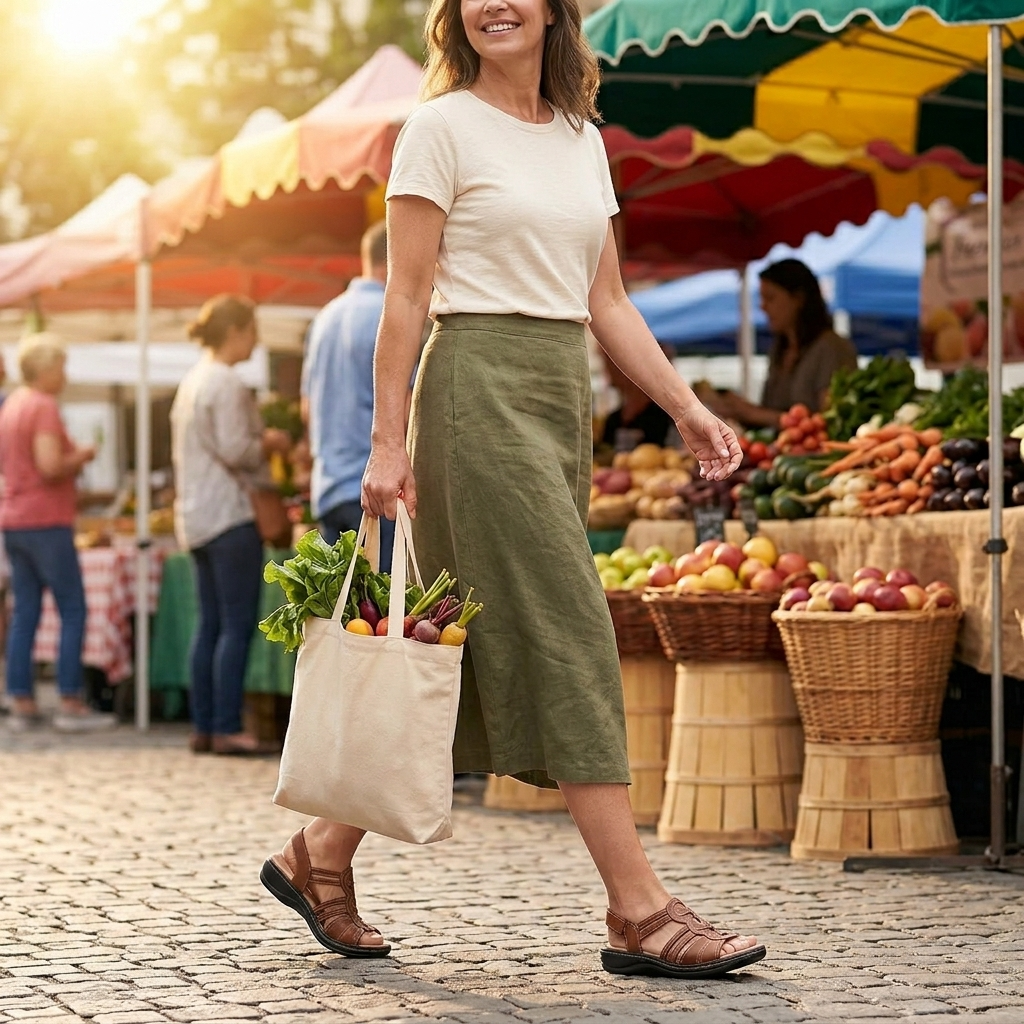 Solvana | Woven Arch Support Sandals