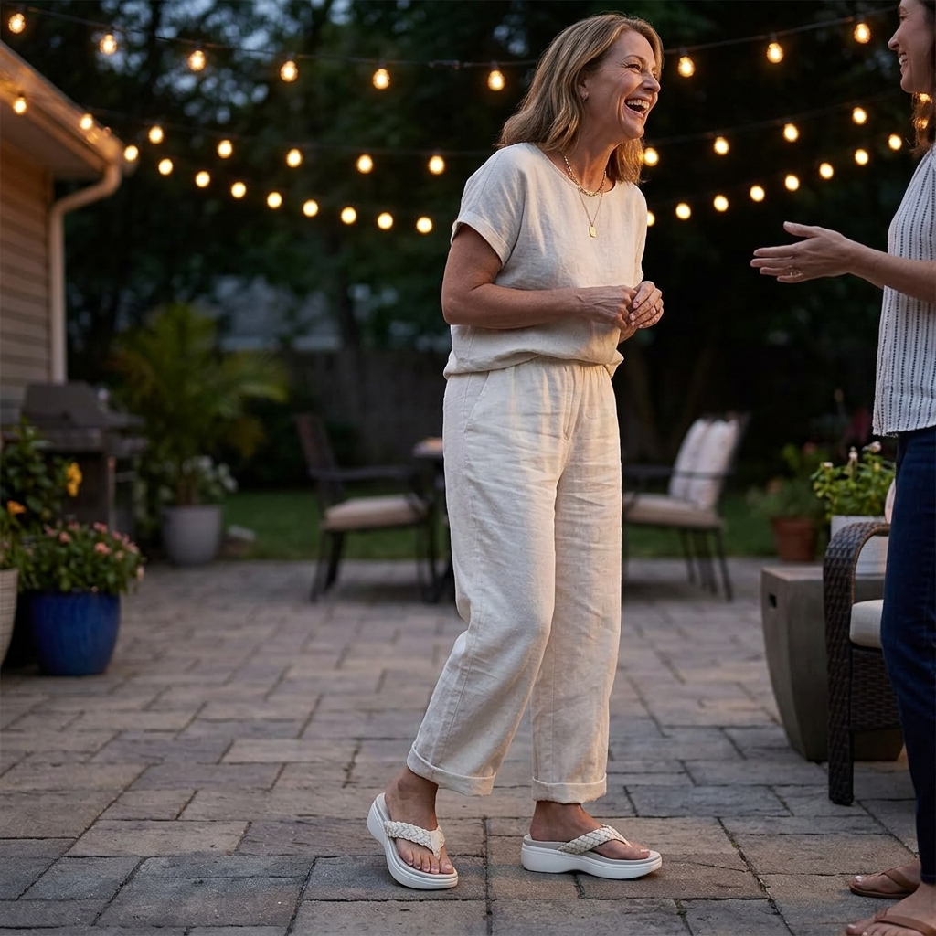 Soléna | Braided Platform Sandal