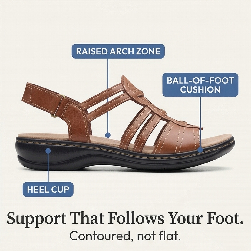 Solvana | Woven Arch Support Sandals
